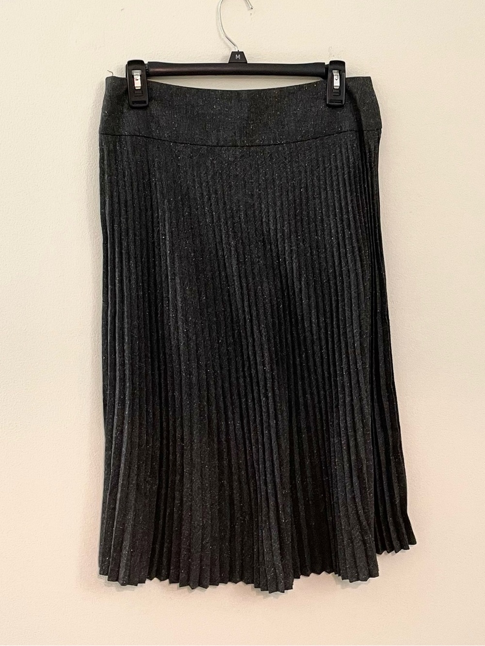 Express | Gray Tweed Pleated Skirt
